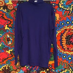 Purple Vintage Nike Turtleneck Longsleeve T-Shirt